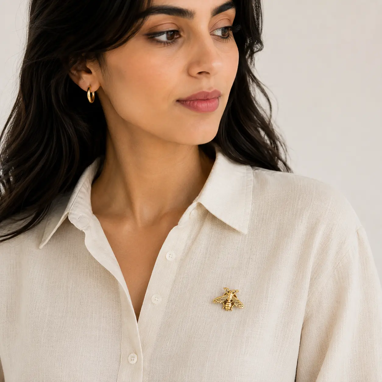 Golden Bee Pin
