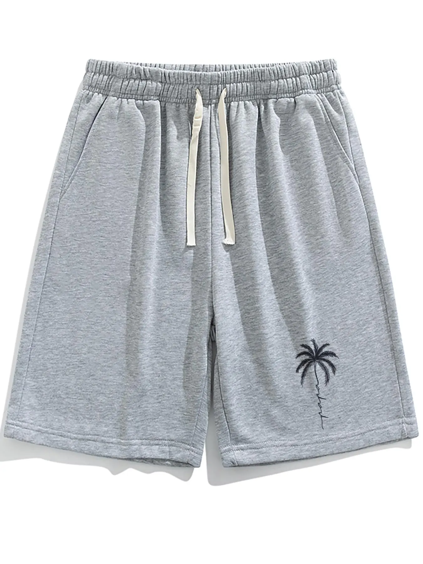 Light gray palm tree