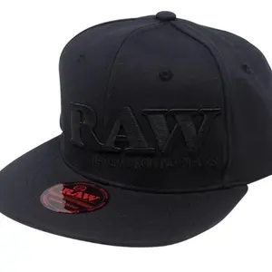 RAW BLACK ON BLACK FLEX-FIT CAP L/XL