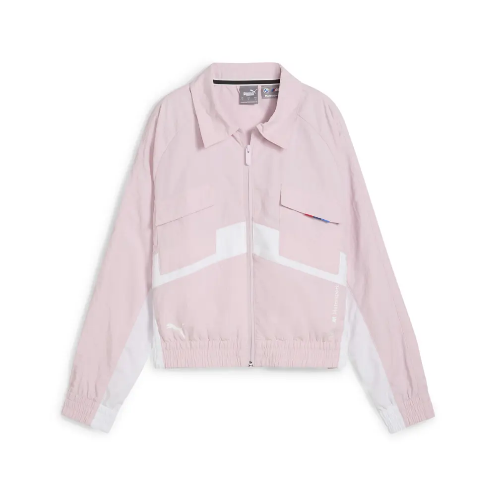 PUMA Womens Bmw M Motorsport Woven Jacket Athletic Outerwear Casual - Pink PUMA Womens Bmw M Motorsport Woven Jacket Athletic Outerwear Casual - Pink