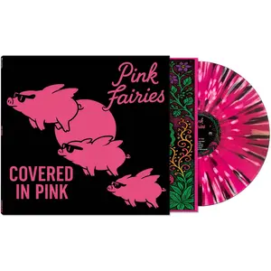The Pink Fairies - Covered In Pink  [VINYL RECORD - LP] Black, Colored Vinyl, Ltd Ed, Pink, White