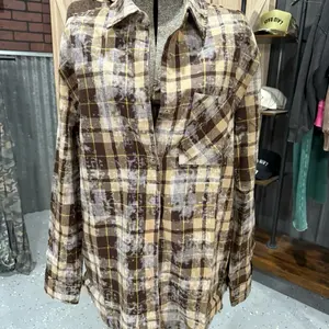Oversized washed out flannel