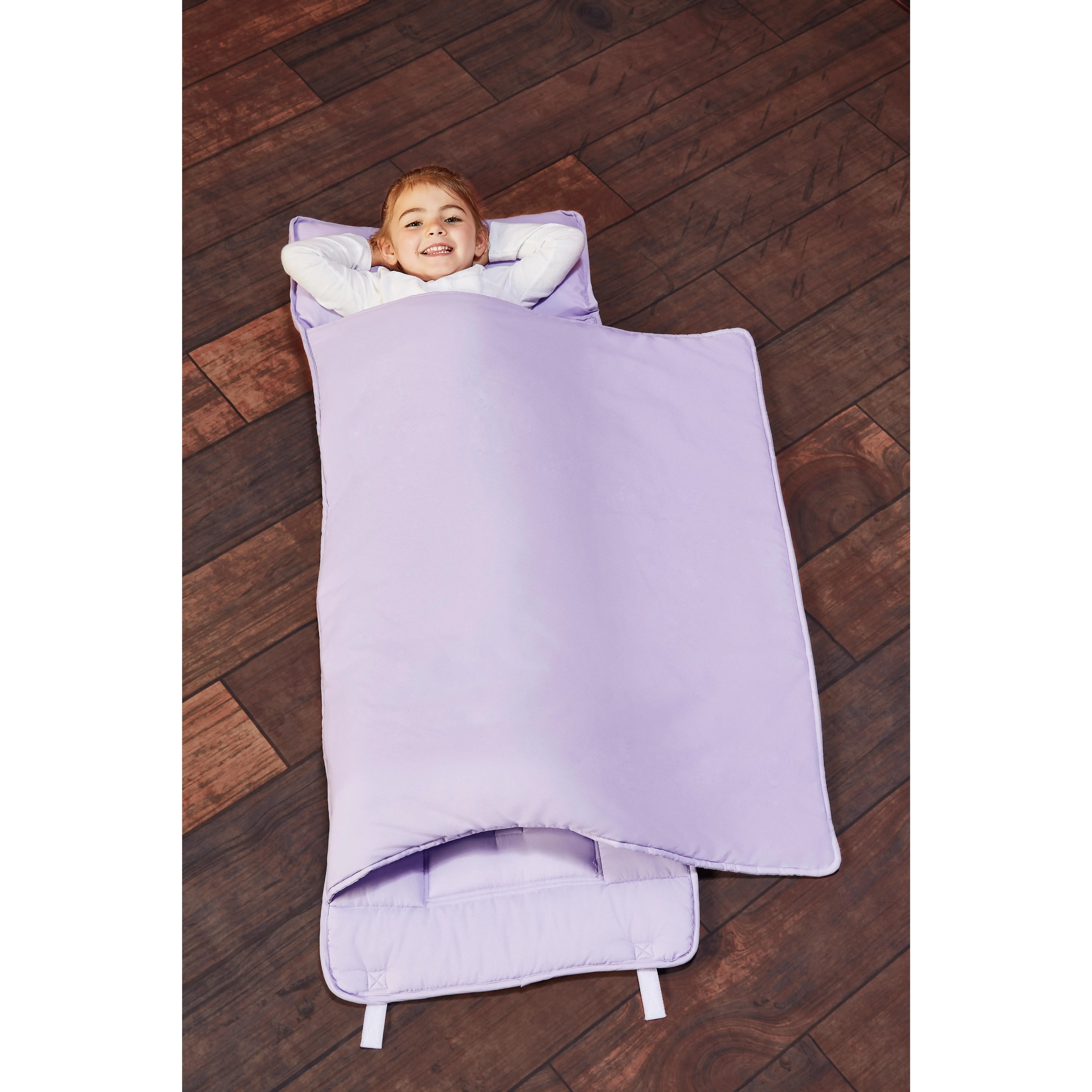 Lavender Nap Mat with Removable Pillow