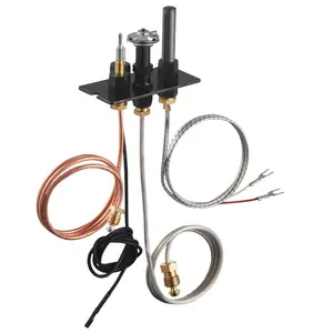 VEVOR Gas Pilot Assembly, OE 10002265, 10002264, SRV10002264 Fireplace Gas Pilot Assembly, Natural Gas LPG Ignition Replacement, Fit Majestic, Vermont Castings, Temco, Dutchwest, Monessen, Century