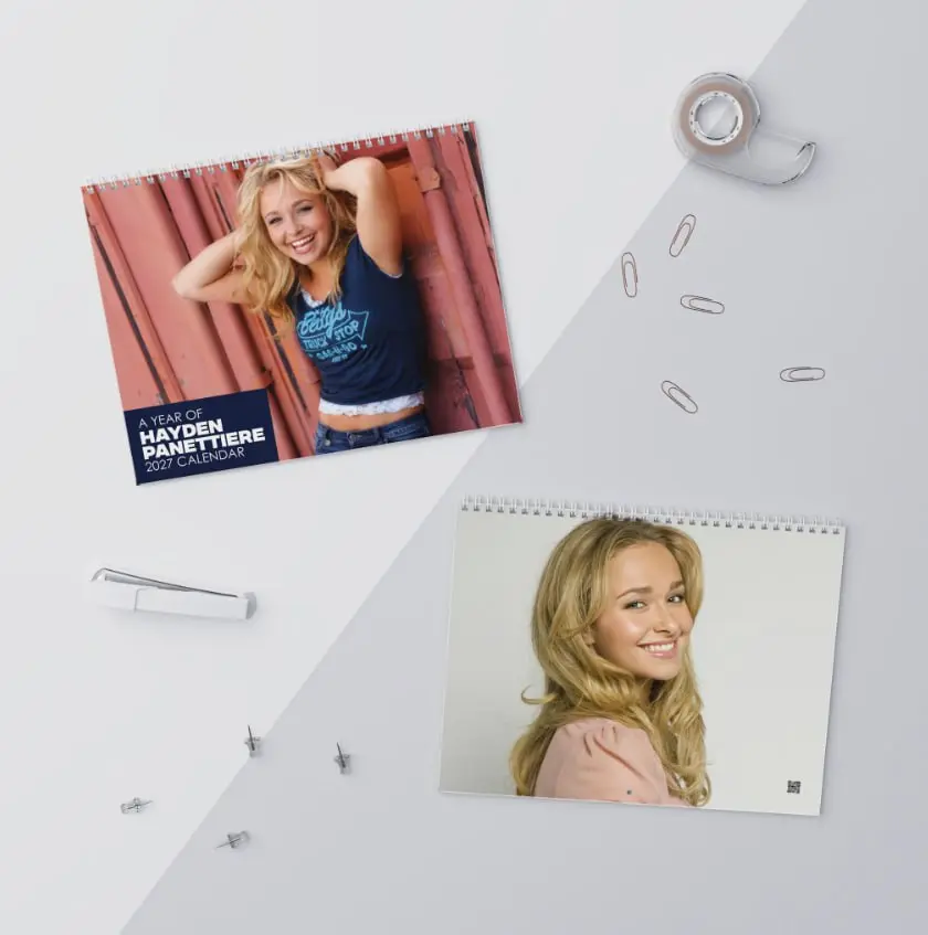 HD RIP 2026-2027 Calendar, Hayden Panettiere Memorial, Celebrity Remembrance Gift