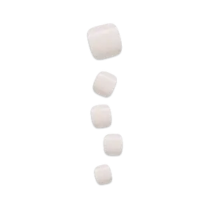 Impress Color No Glue Fake Press On Toenails - Mermaid Kisses | Solid, Pink, Short, Squoval, Pedicure