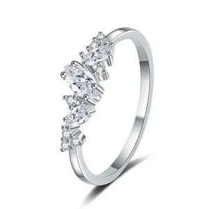 925 Sterling Silver Moissanite Ring