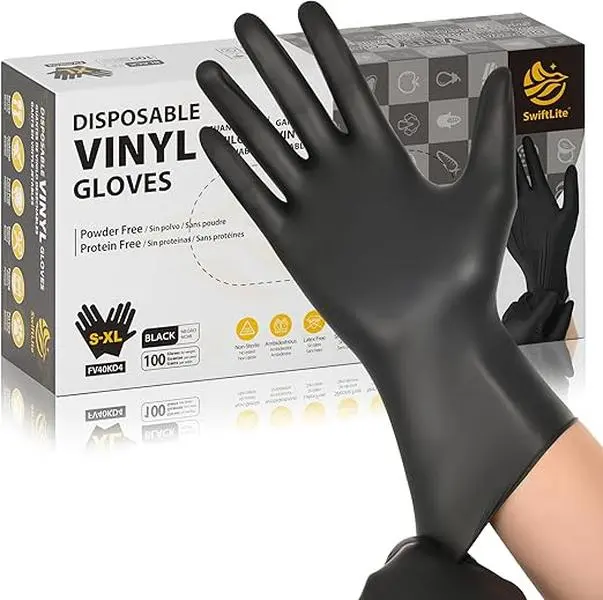 Food Grade Gloves Disposable Latex Free & Powder Free, Guantes for Cleaning Cooking Food Prep