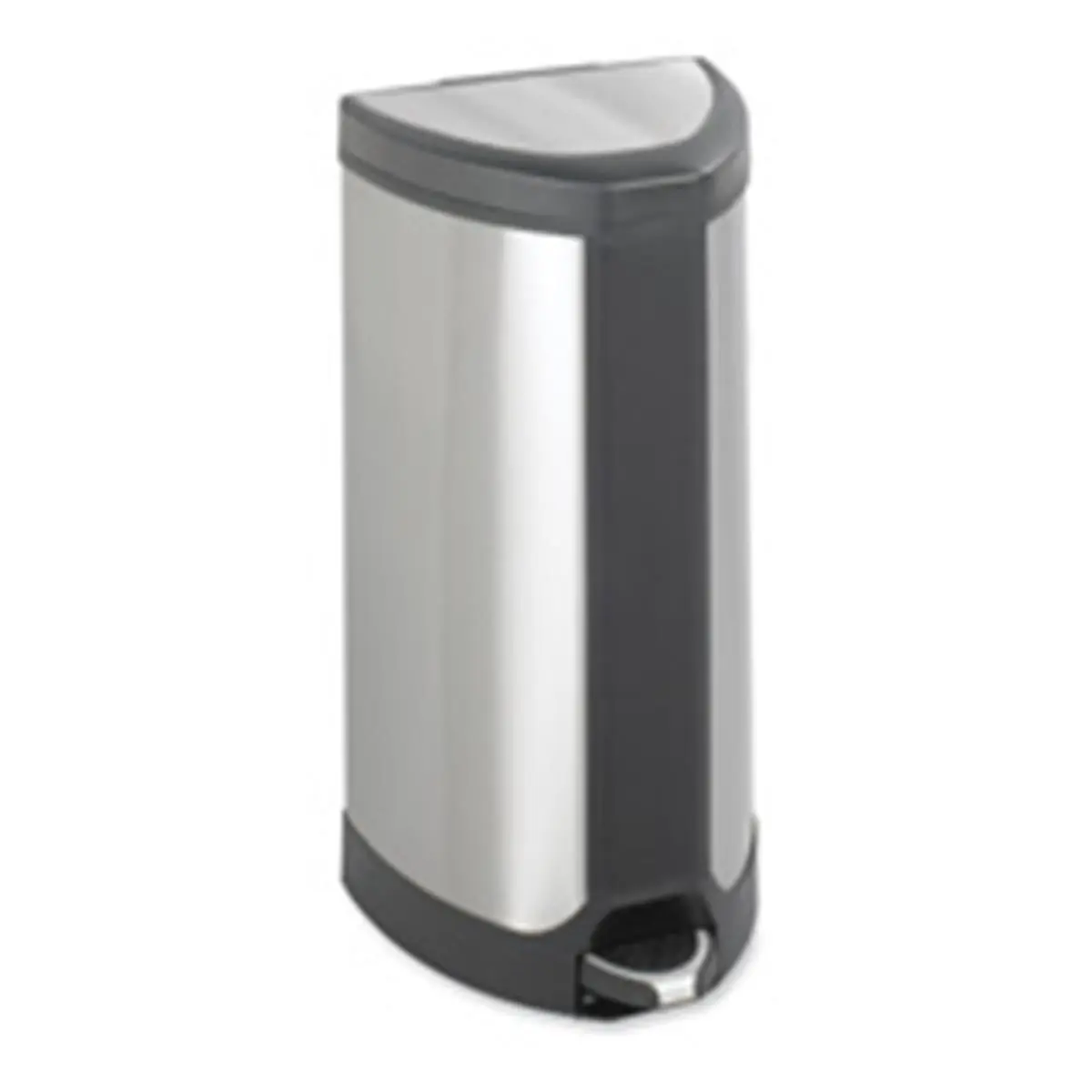 212 MAIN Automatic Quiet-Close Step-On Receptacle - 10gal Plastic Automatic Trash Bin, 14in x 14in x 27in Stainless Steel Waste Bin, Ideal for Baby & Maternity Spaces, Automatic Trash Bins