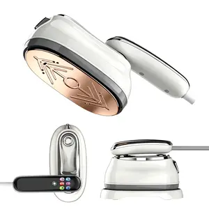 2-in-1 Steam Iron & Clothes Steamer - Handheld Portable Garment Wrinkle Remover, Fast Heat-Up