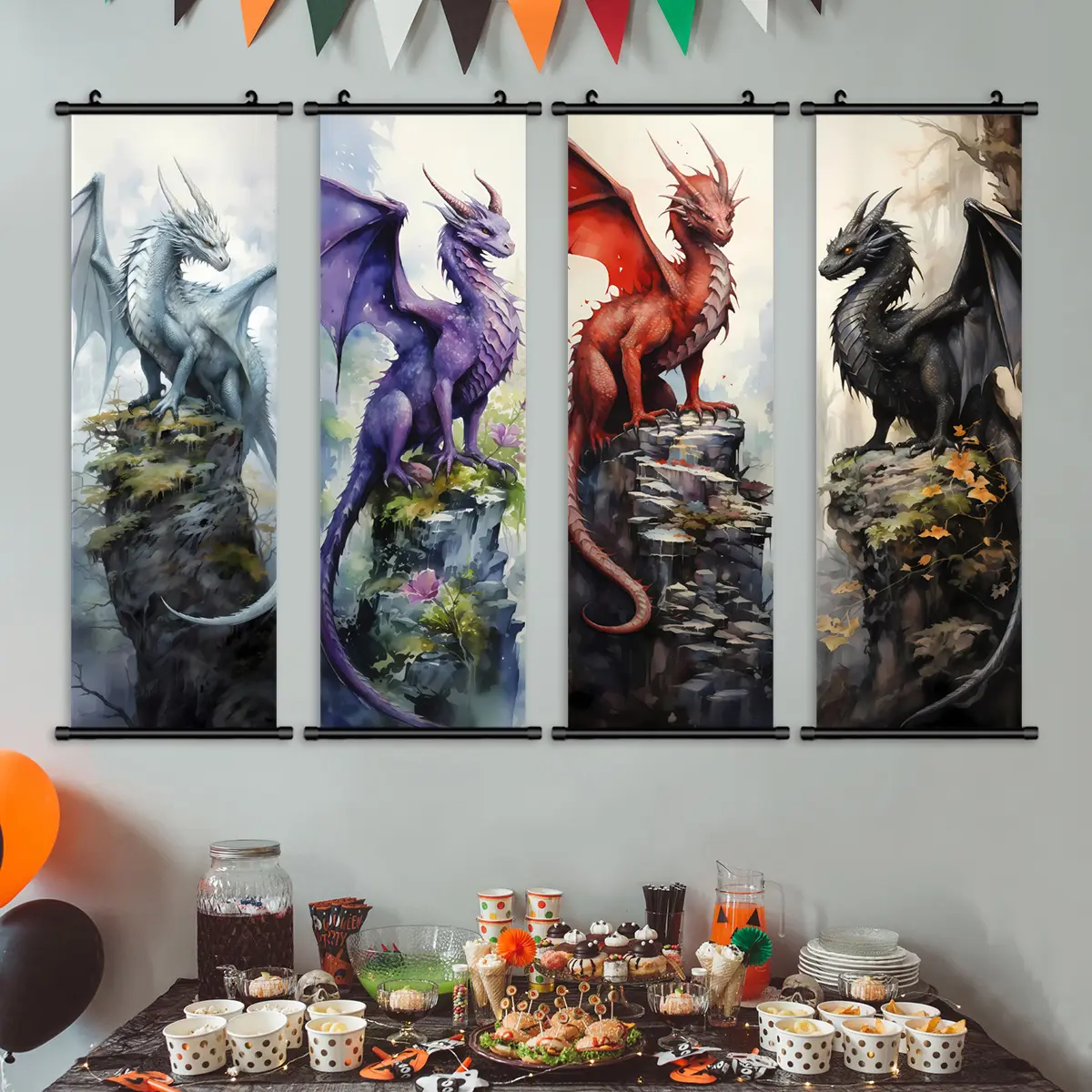 4PCS-15.8x47.2inch (40x120cm)-R