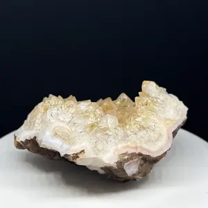 Citrine Cluster | Heated Amethyst | Home Ornament