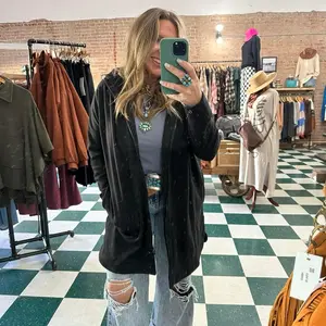 Ultra Soft Black Zip Up Jacket for Women - Casual Style - Womenswear