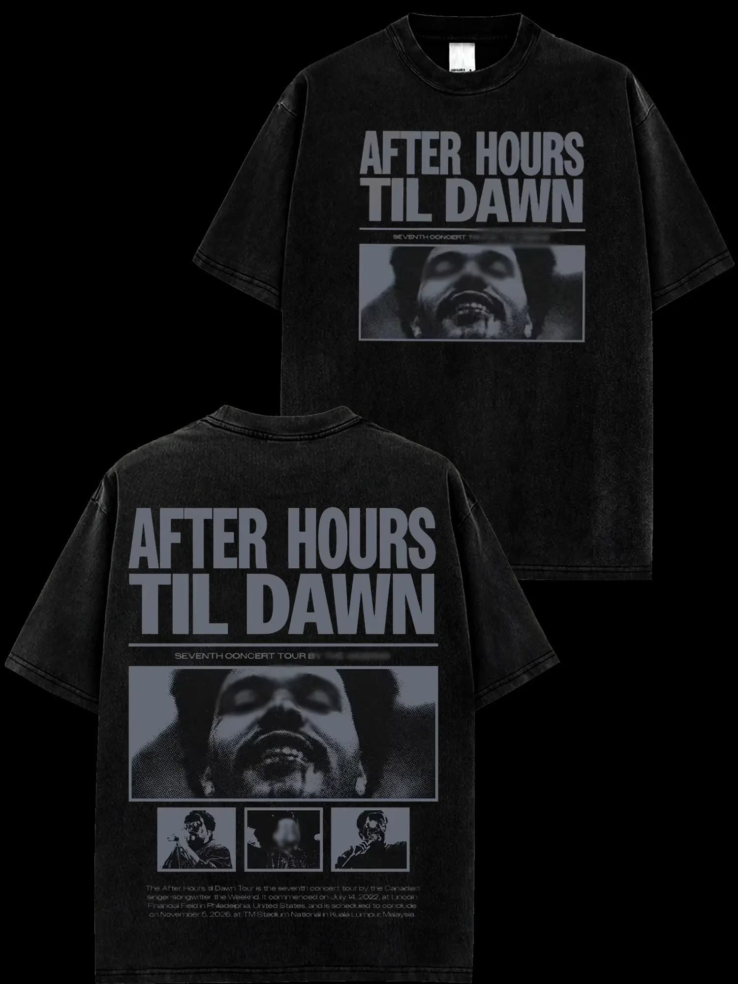 Weekend After Hours Til Dawn  Retro Unisex 100% Heavyweight Cotton T-Shirt, Weekend After Hours Til Dawn Tour 2026 100% Heavyweight Cotton Music Hiphop Shirt, Oversized Vintage Tee, Rap Hiphop Merch, Gift for Music Fans, Pop Culture Shirt
