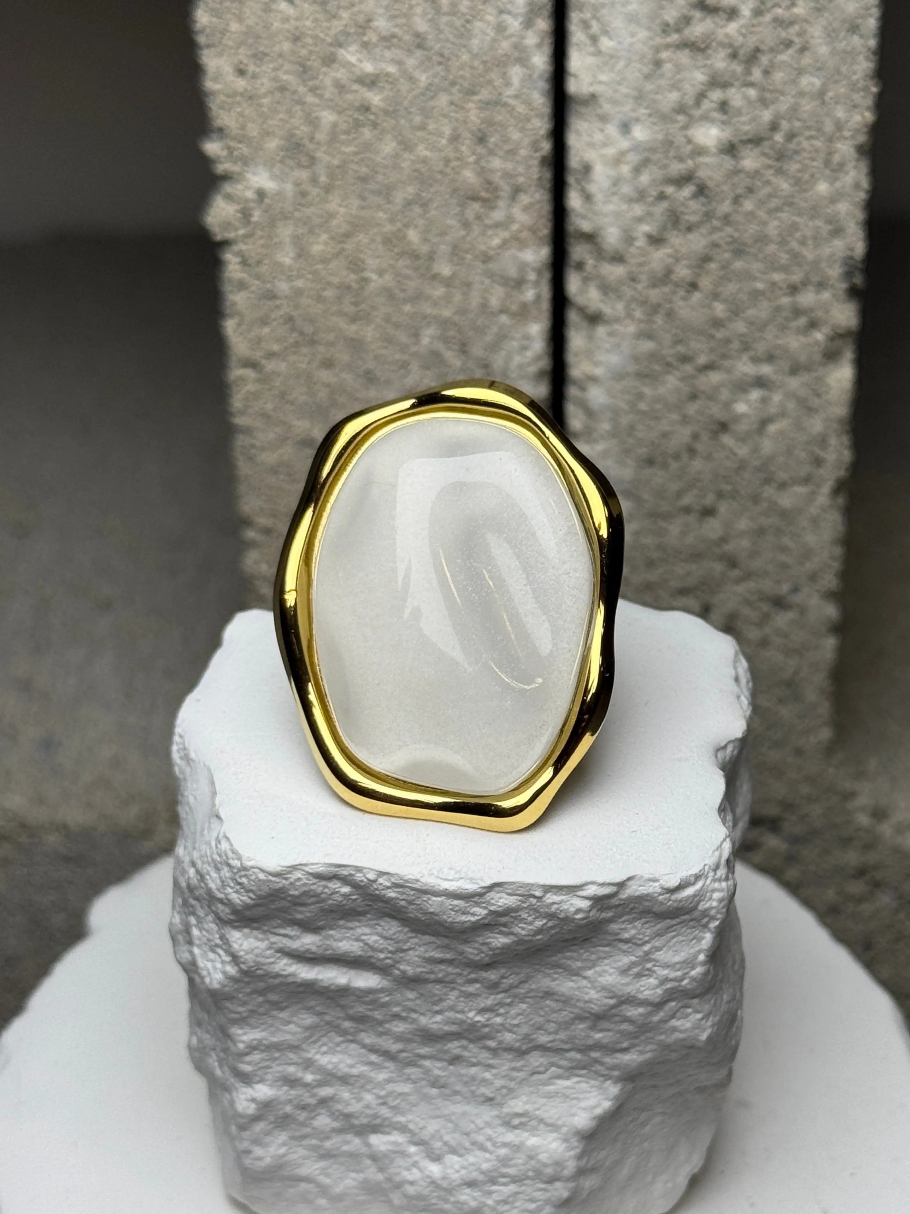 The Celina Stone Adjustable Ring