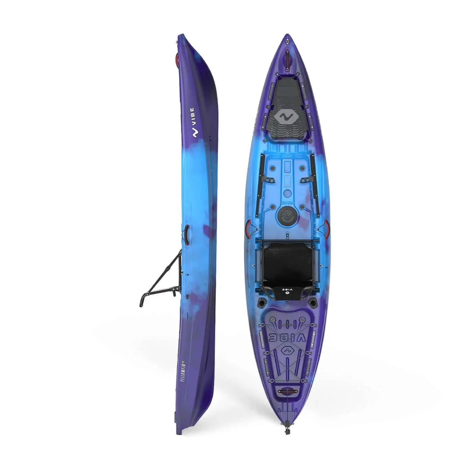 VIBE Yellowfin 120 BY VIBE Kayak - Fast & Stable with Hero Seat for Comfort, Rigging Space, and Fish-Hunting Freedom in a 12-Foot Frame