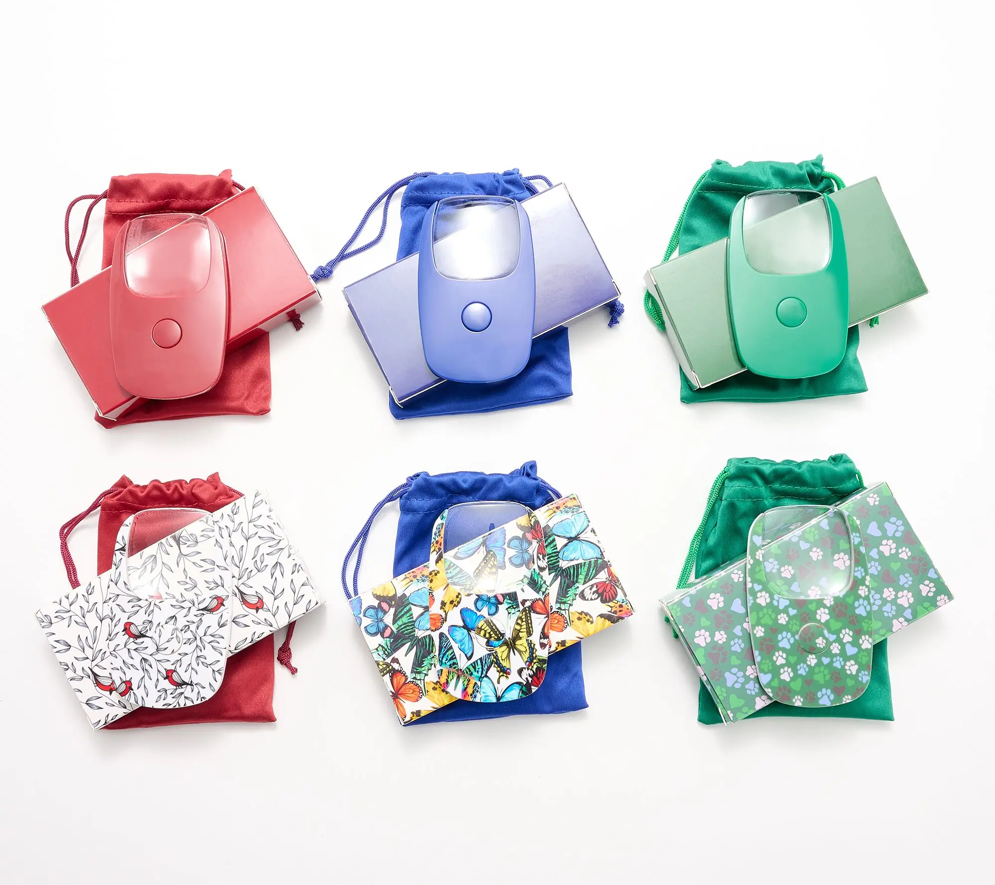 SecureBrite S/6 Compact Magnifiers w/ LED Light, Pouch & Giftbox SecureBrite S/6 Compact Magnifiers w/ LED Light, Pouch & Giftbox