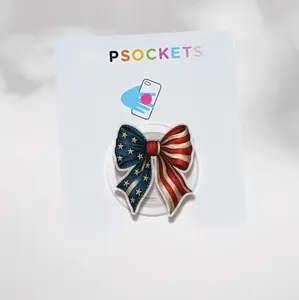 4th of July Bow MagSafe Phone Grip – Patriotic Magnetic Holder