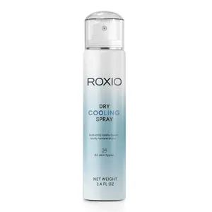 ROXIO Dry Cooling Spray - 3.4 FL OZ / 100 ml - Instantly Cools Down Body Temperature - Suitable for All Skin Types - Perfect for Everyday Support, Outdoor Activities, Hot Flashes, Sports & Exercise