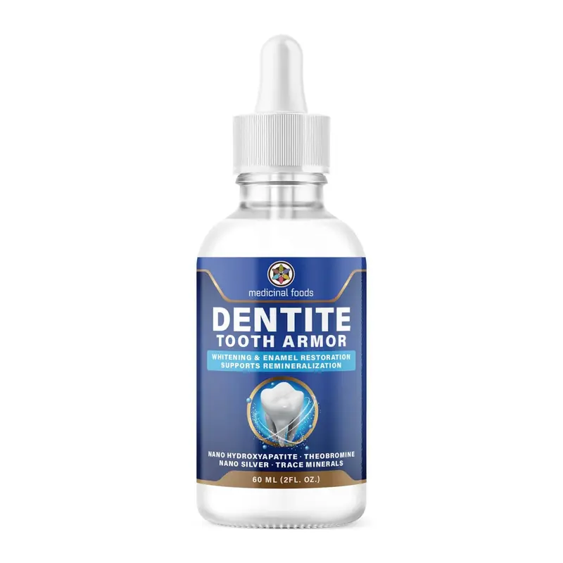 Dentite Tooth Armor Daily Oral Care for Sensitive Teeth & Anti-Cavity Support with Nano Hydroxyapatite & Theobromine Sprays Brush Toothbrush