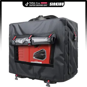 Outdoor Generator Cover While Running Universal Portable Generator Tent for Most Generators Up to 4000W, 21.7 x 13.8x17.4 inches,Can Be Rolled Up and Opened All Around, Black