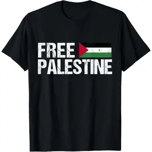 Palestinian Flag Free Palestine Casual Fun T-shirt