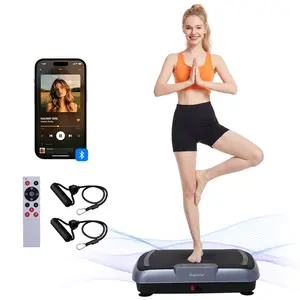 HopHorse 400LB Vibration Plate Shake Machine Aerobic Fitness Exercise Machine for Home Gym with LED Display & Remote Control Valentine's Day Gift Summervibes