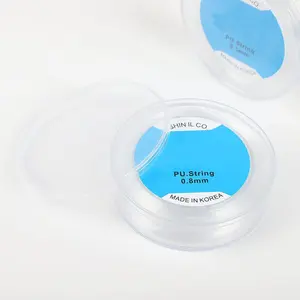 Crystal Tec High-Quality Clear Elastic Stretch Crystal String Cord 0.7/0.8mm Thickness 197 Feet Long for Jewelry Making Bracelet Beading