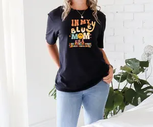 In My Bluey Mom Era Shirt, Bluey Cool Mom Club T-shirt, Bluey Chilli Heeler T-shirt, Bluey Mom Tee, Gift For Mama, Mothers Day 2024 Gift Shirt