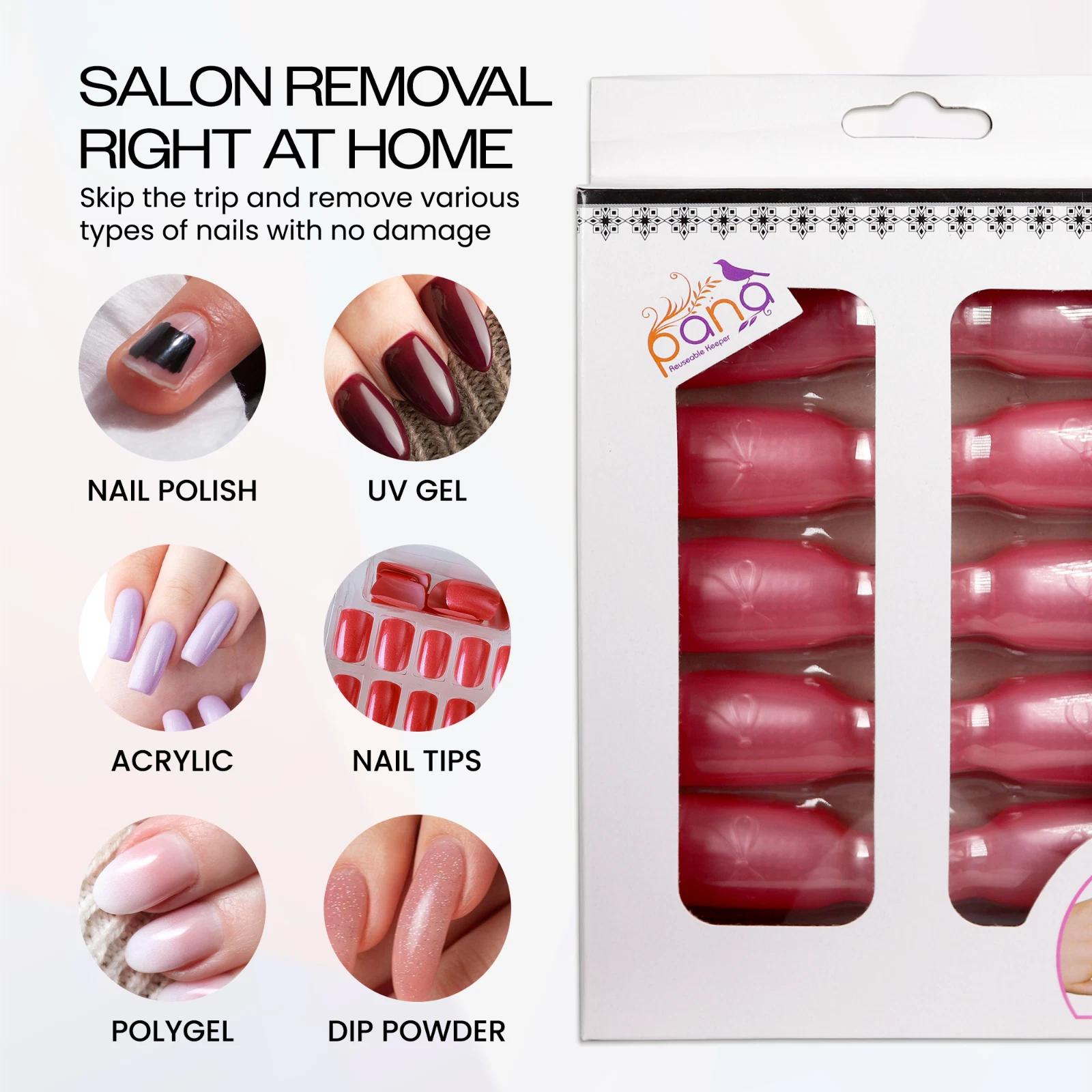 10 PCS Reusable Acrylic Nail Soak Clips Gel & Polish Remover Tool | Pink Nail Art Accessory 10 PCS Reusable Acrylic Nail Soak Clips Gel & Polish Remover Tool | Pink Nail Art Accessory