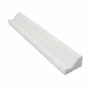 Thassos White Marble 2x12 Polished/Honed Crown Molding Trim
