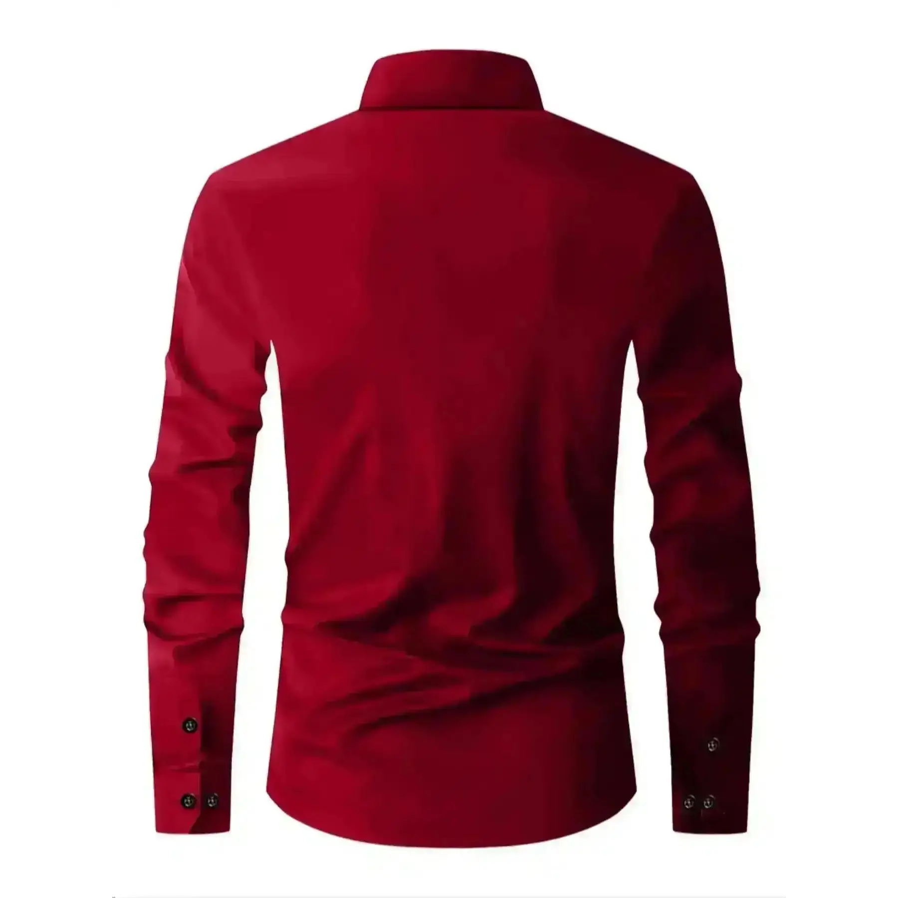 2026 Men's Long Sleeve Formal Shirt, Classic Wrinkle-Free Stretch Fabric, Button Front Pocket Design, Comfortable Fashion Csyj 04 Fitted, Office Wear and Stylish ModernStyle, CasualStyle, ModernClassic essentials