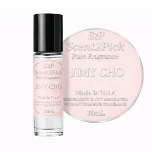 Jimy Cho Women Inspired Roll-On Fragrance Oil 10ml – Alcohol-Free Long-Lasting Women's Pear, Italian Orange & Toffee