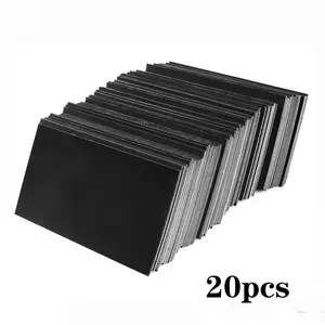 20pcs Flexible Magnetic Stickers, Rectangular Design, Self-Adhesive, Reusable, No Residue, Perfect for Fridge, Walls, Glass Surfaces, Crafts, Parties