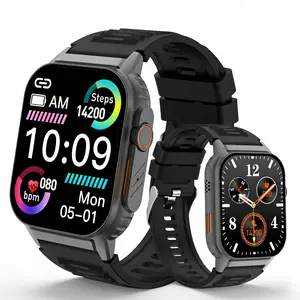 New outdoor smartwatch for 2025, suitable for making and receiving calls, message push, sleep monitoring, heart rate monitoring, calorie absorption, distance tracking, suitable for Christmas, Thanksgiving, Valentine's Day