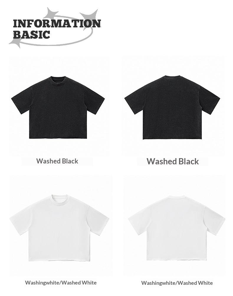 Noctra Plain Cropped Tee