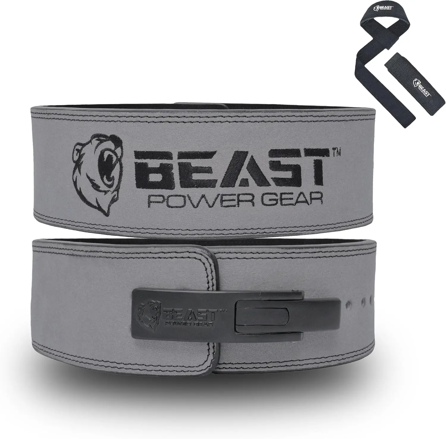 Weight Lifting Belt Lever Buckle 10MM Thick & 4 Inches Free Strap Weightlifting Belt, Gym Belt for Powerlifting, Lever Belt for Men Women