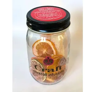 Cocktail Kit Gifts Cosmopolitan w/ Edible Glitter | DIY Infusion Kit Best friend Birthday Gift for Her Mocktail