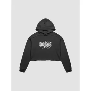 Ostrich Farmer Cropped Sweater