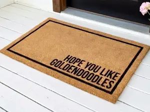 Hope You Like Goldendoodles Doormat, Goldendoodle Doormat, Goldendoodle Decor, Goldendoodle Gifts, Housewarming Gift, Birthday Gift, Dog Mat