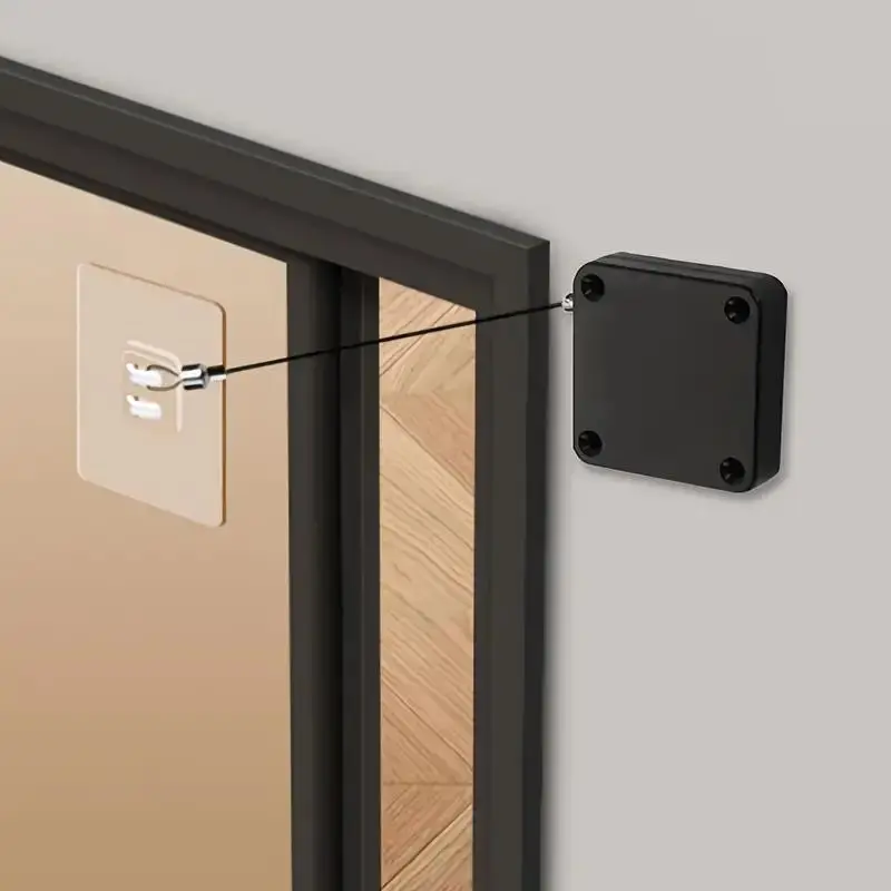 Automatic Door Closer Damping Buffer Automatic Door Closer Adjustable Strength Door Closer for Hotel Restaurant Commercial and Office Doors