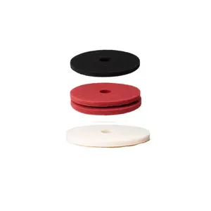 20" Floor Pad Starter Pack – 4 Pads Black, Red, White,  for low-speed floor machines (175–300 RPM) 20" machines