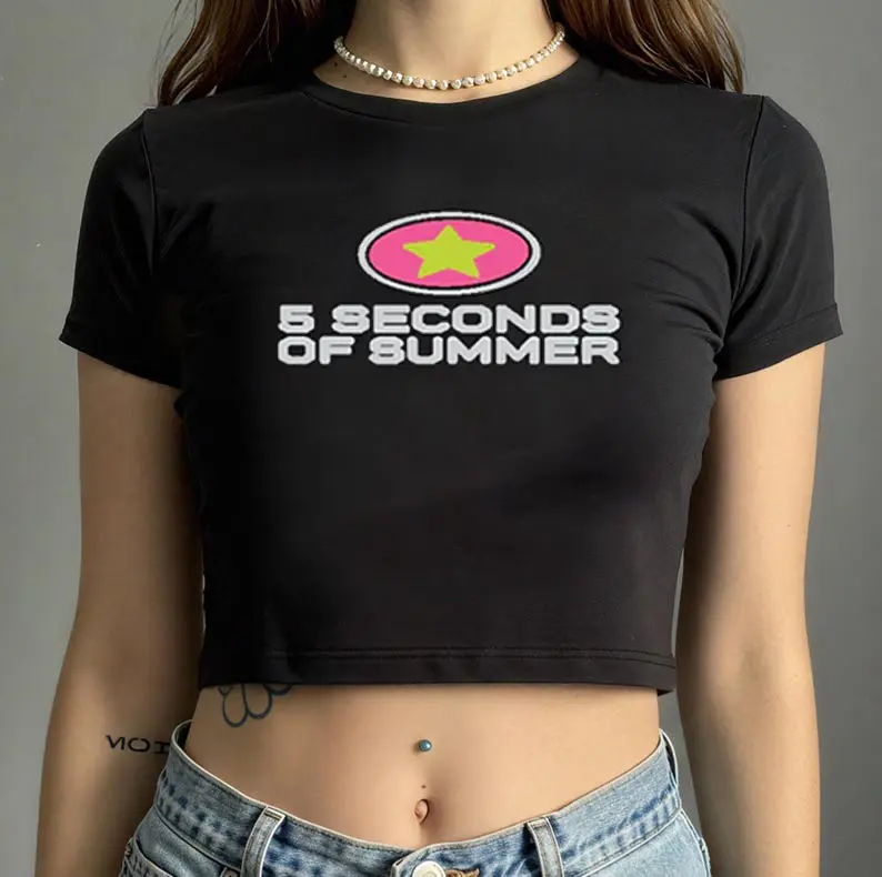5 Seconds of Summer Vintage Tee - Everyone's A Star! World Tour Shirt, 5SOS Global Tour Vibes, TikTok Trend Style