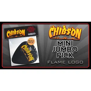 Flame Logo Mini Jumbo Pick (Heavy Relic)