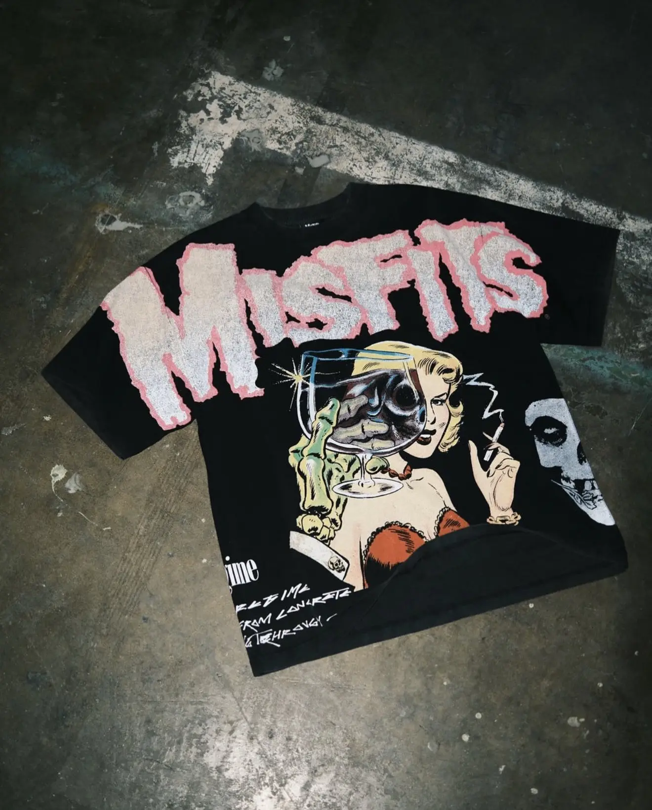 Civil Regime x MisFits Die my Darling T-Shirt Size Medium