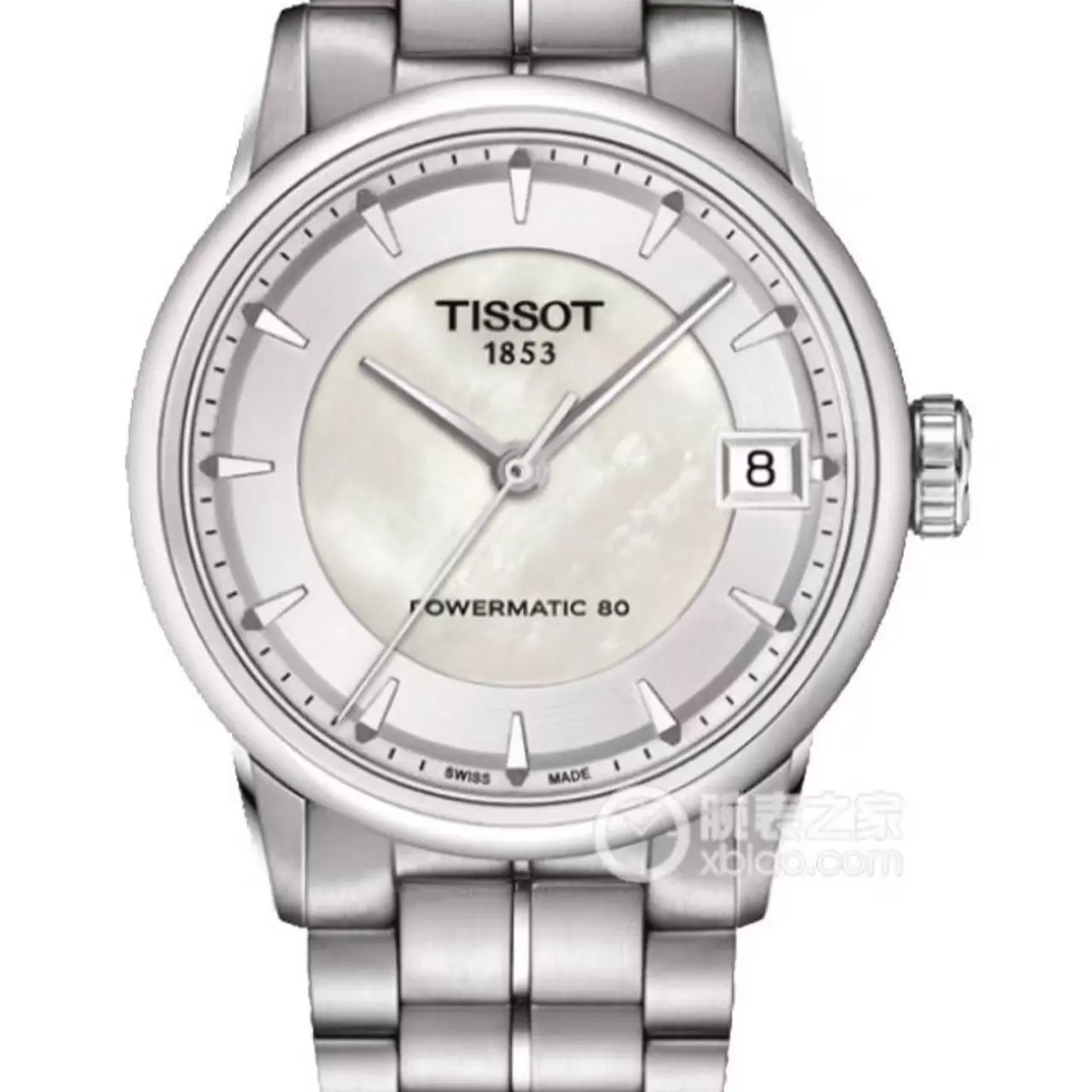 Tissot Classic T086.207.11.111.00 Powermatic 80 Automatic Ladies Watch Mother of Pearl Dial Stainless Steel Bracelet