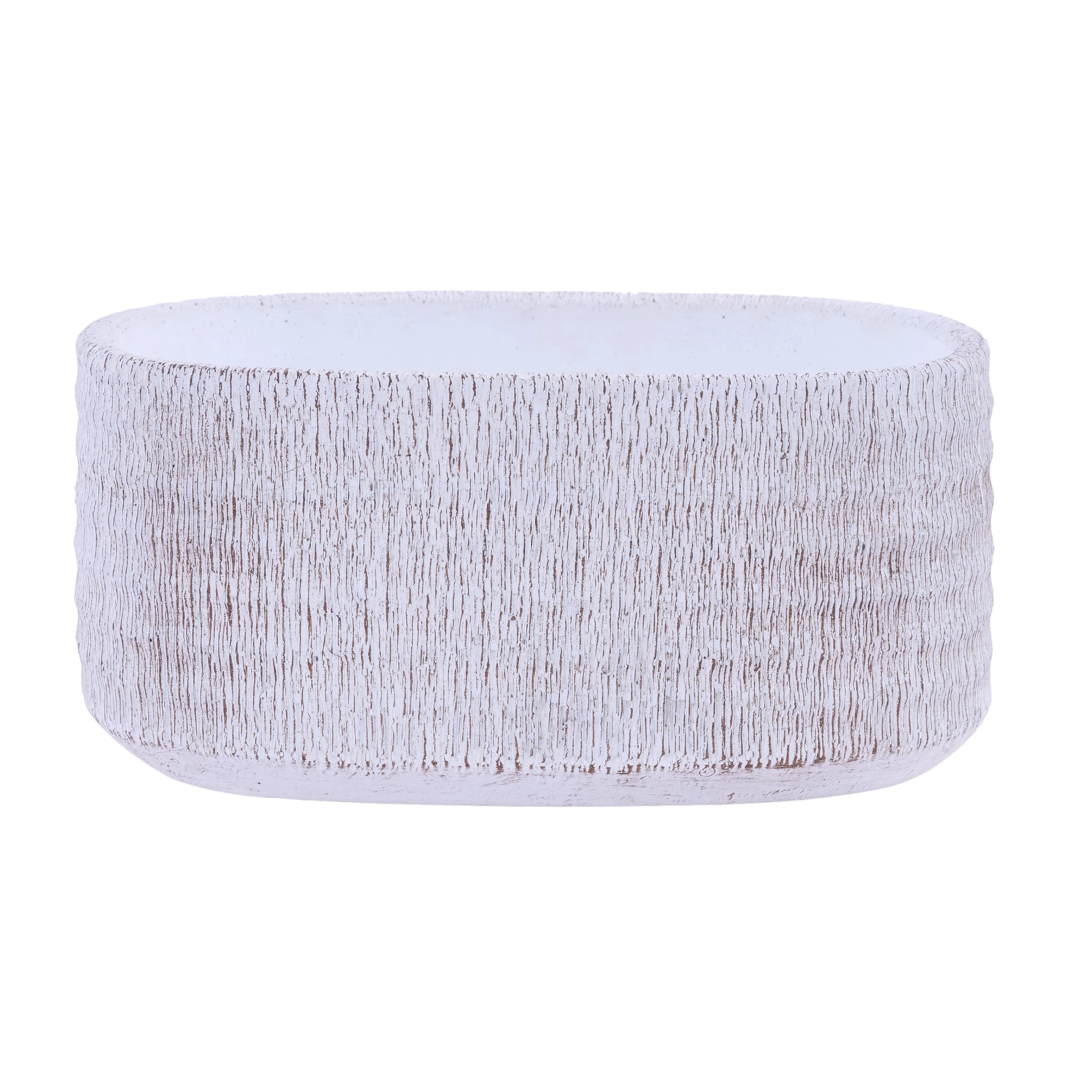 9"L X 4.25"H CEMENT PLANTER