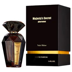 Majesty's Secret Pheromax Noir Shine Perfume Oriental Vanilla Long Lasting 100ml Luxury Perfume for Women - Top Rated Fragrance for Night Dates