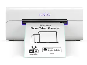 Rollo X1040 Wireless Shipping Label Printer - Wi-Fi Thermal Label Printer 4x6 for Shipping Packages - AirPrint from iPhone, iPad, Mac - Supports Windows, Chromebook, Android, Linux