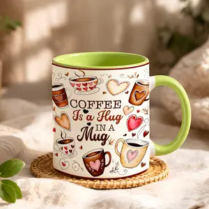 Coffee Lover Mug, Cute Coffee Cup 11oz 15oz, Funny Coffee Gift, Cozy Coffee Mug